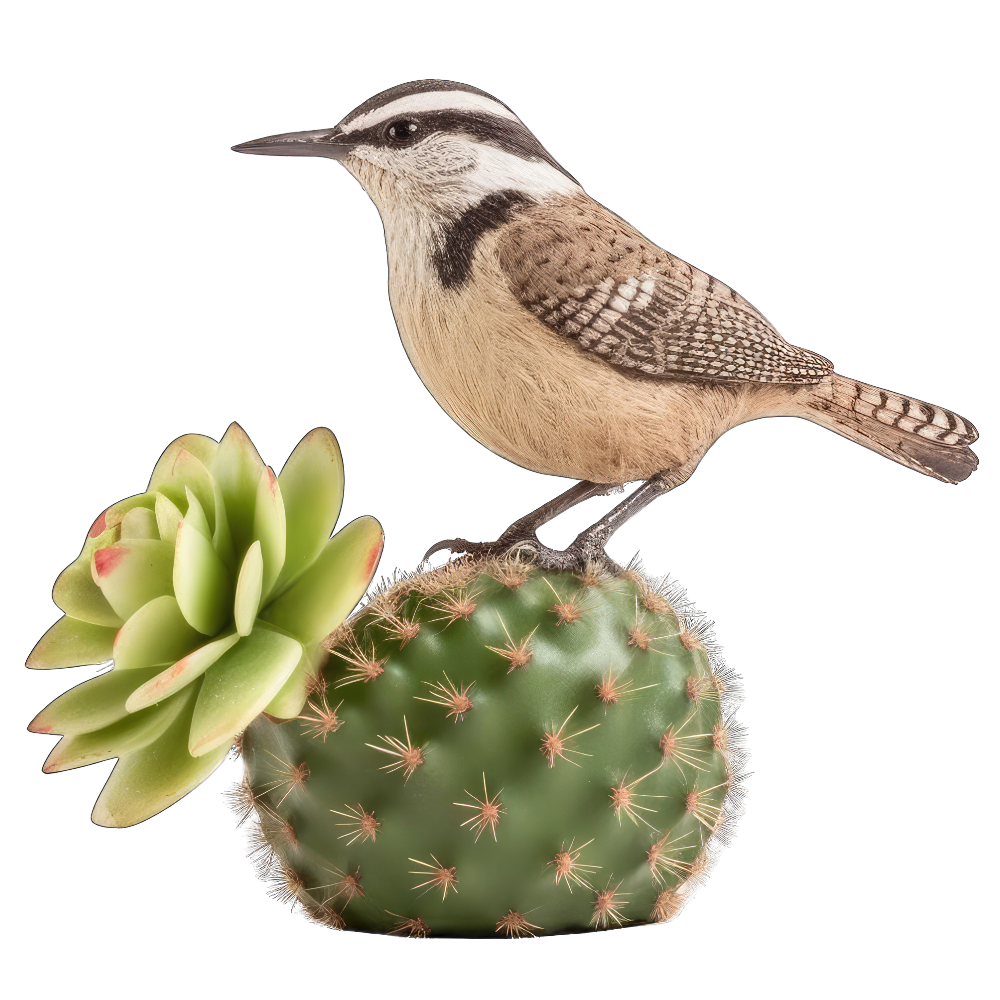 Cactus wren bird 2- paitakuva