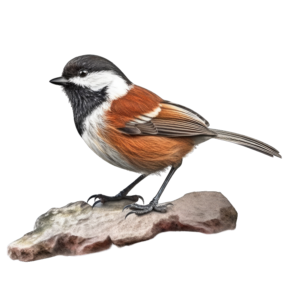 Chestnut-backed chickadee bird 1- paitakuva