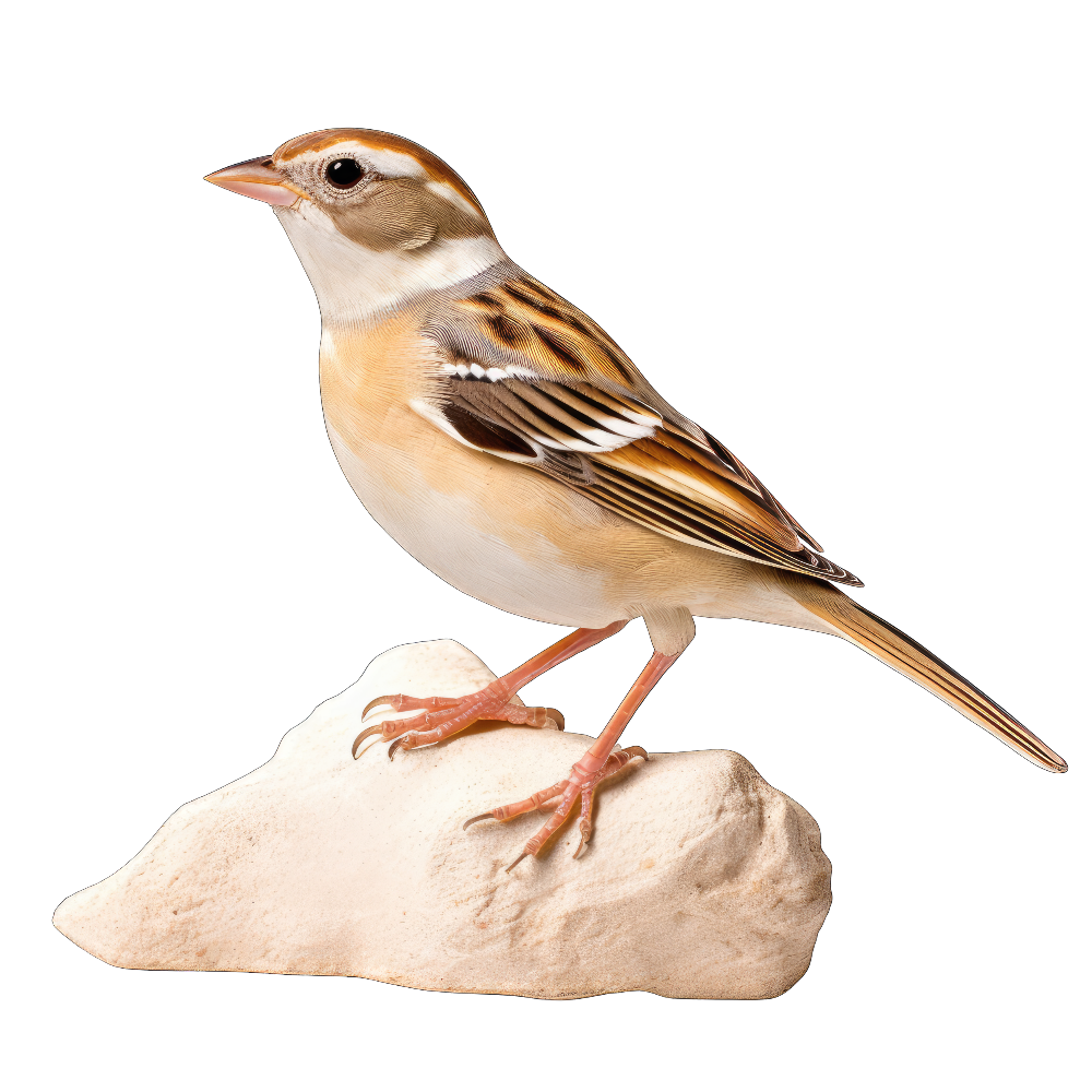 Clay-colored sparrow bird 1- paitakuva