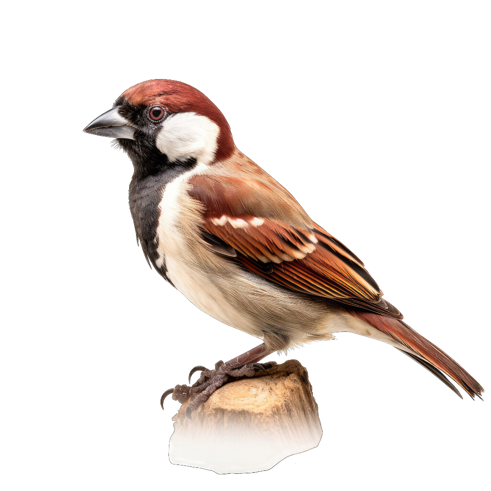 Eurasian tree sparrow bird 1- paitakuva