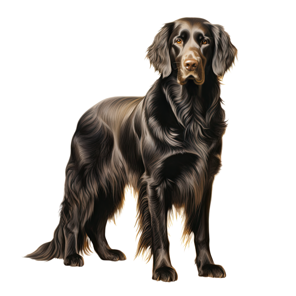 Flat-Coated Retriever / Sileäkarvainen noutaja DogBreeds 001