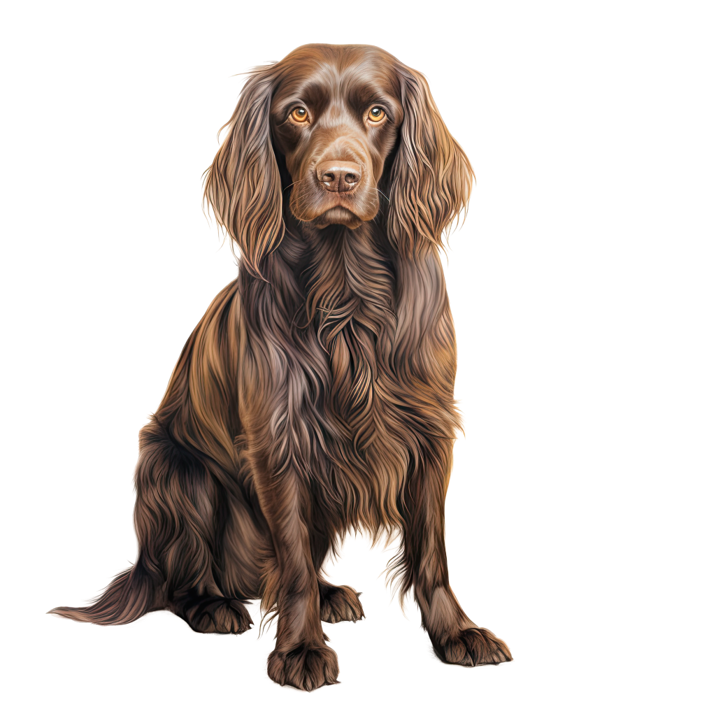 German Longhaired Pointer / Pitkäkarvainen saksanseisoja DogBreeds 001