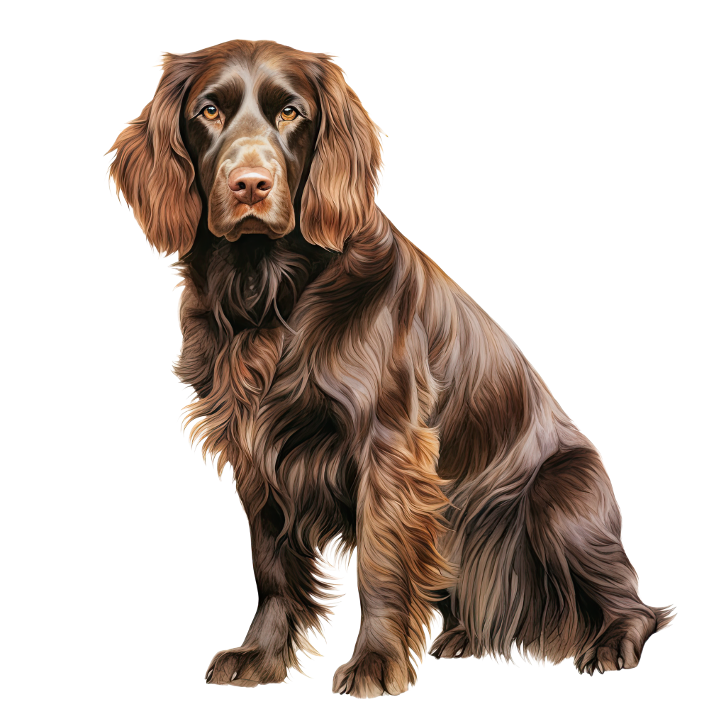 German Longhaired Pointer / Pitkäkarvainen saksanseisoja DogBreeds 002