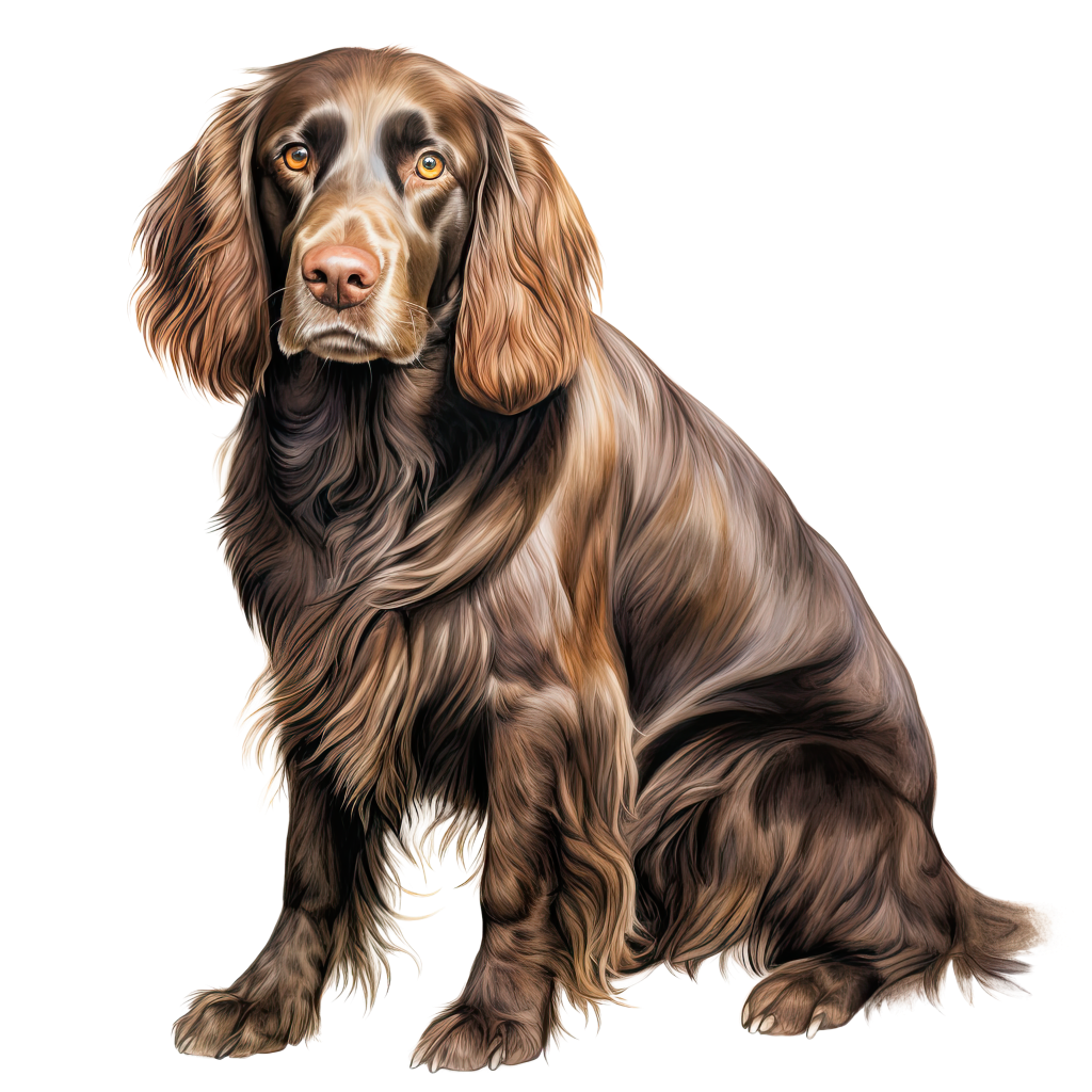 German Longhaired Pointer / Pitkäkarvainen saksanseisoja DogBreeds 003