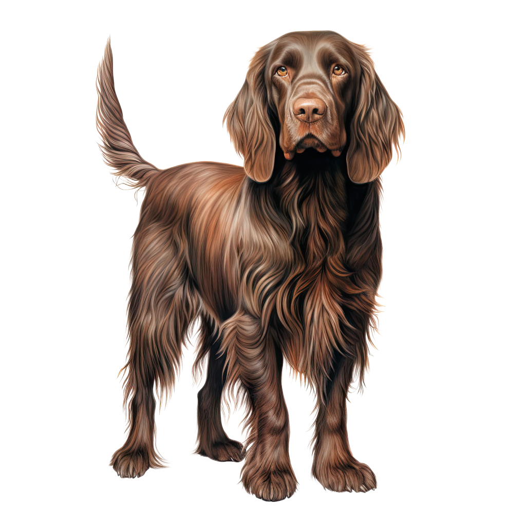 German Longhaired Pointer / Pitkäkarvainen saksanseisoja DogBreeds 005