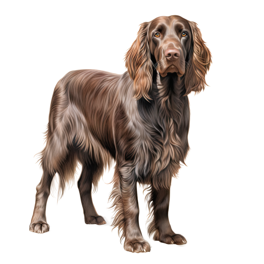 German Longhaired Pointer / Pitkäkarvainen saksanseisoja DogBreeds 006