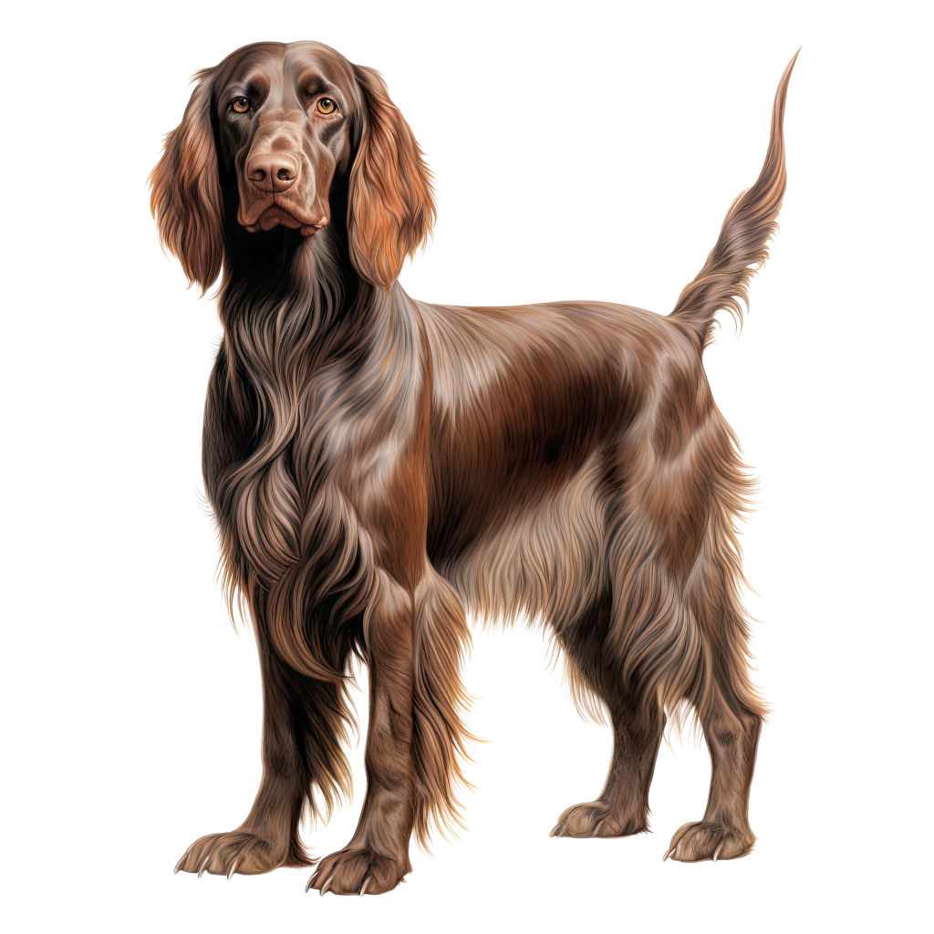 German Longhaired Pointer / Pitkäkarvainen saksanseisoja DogBreeds 008