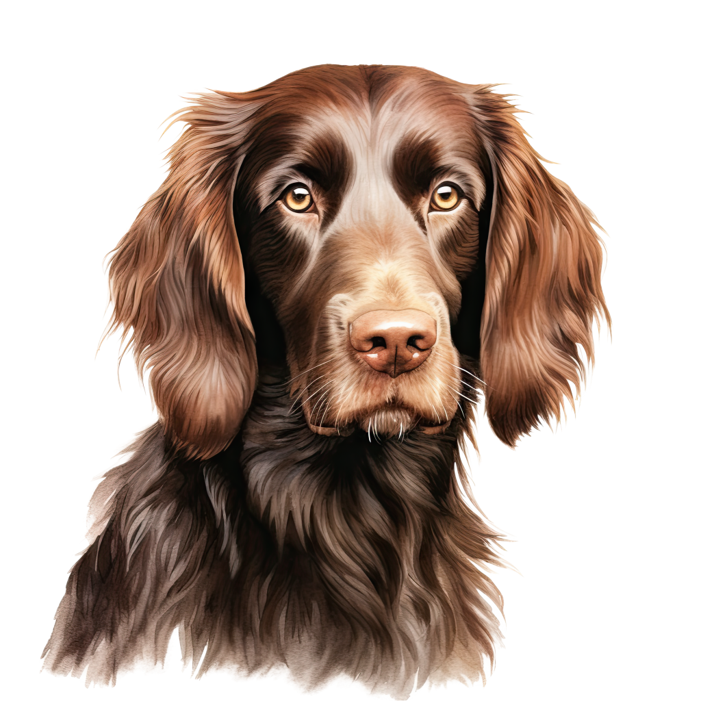 German Longhaired Pointer / Pitkäkarvainen saksanseisoja DogBreeds 010