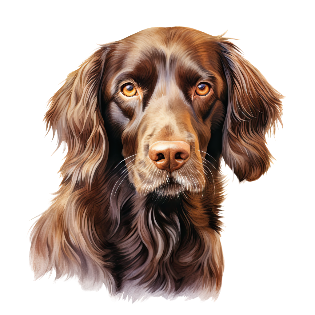 German Longhaired Pointer / Pitkäkarvainen saksanseisoja DogBreeds 014