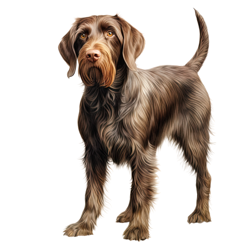 German Wirehaired Pointer / Karkeakarvainen saksanseisoja DogBreeds 001