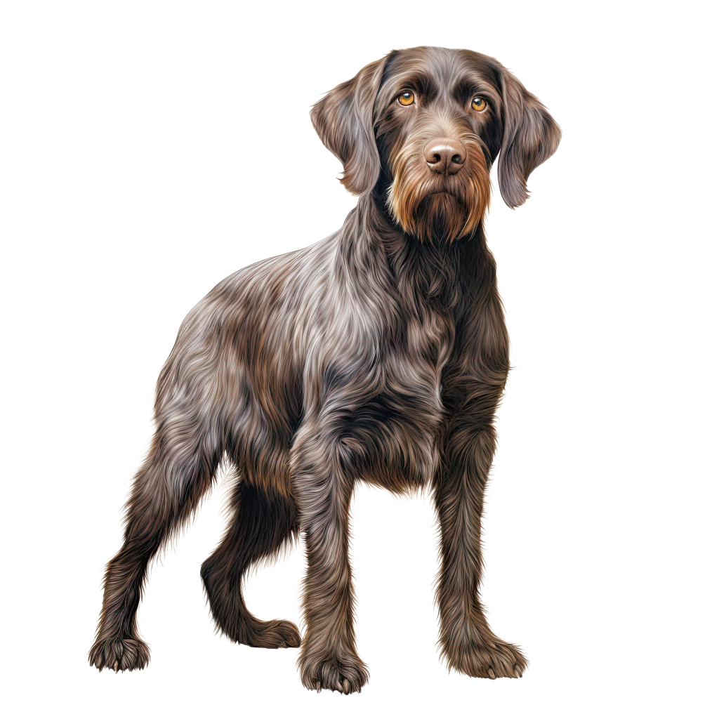 German Wirehaired Pointer / Karkeakarvainen saksanseisoja DogBreeds 007