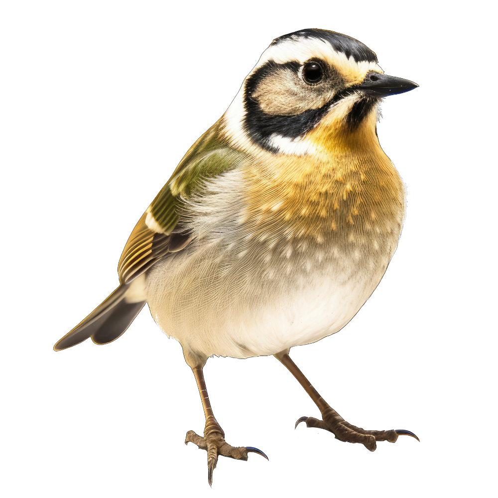 Golden-crowned kinglet bird 1- paitakuva