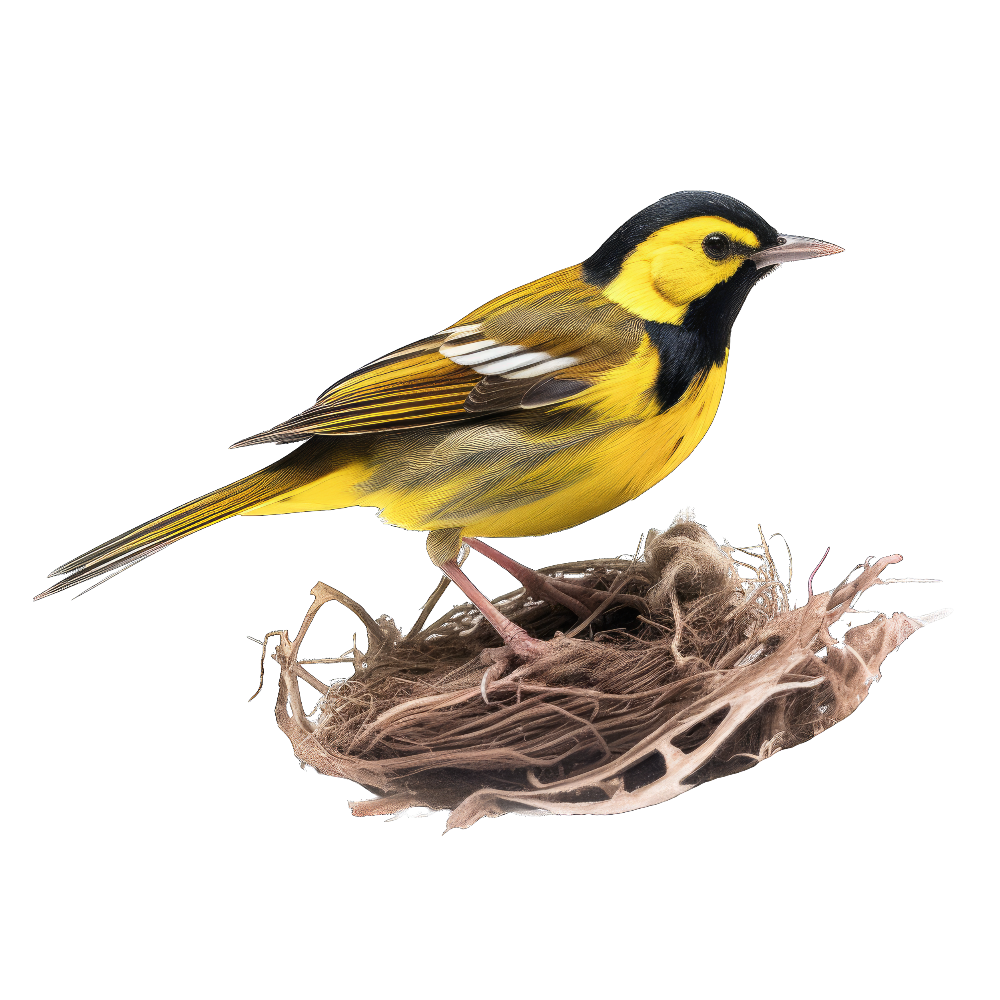Hooded warbler bird 1- paitakuva