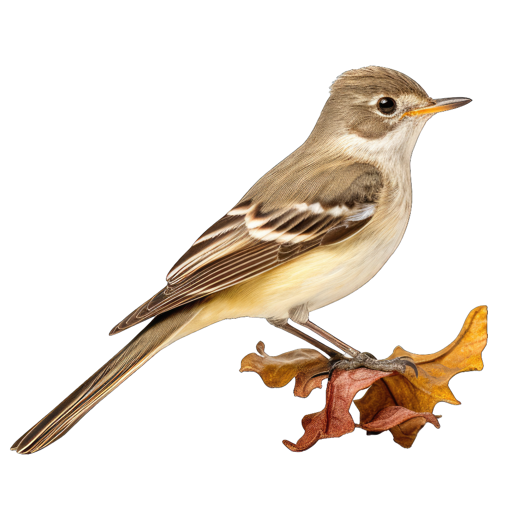 Least flycatcher bird 1- paitakuva