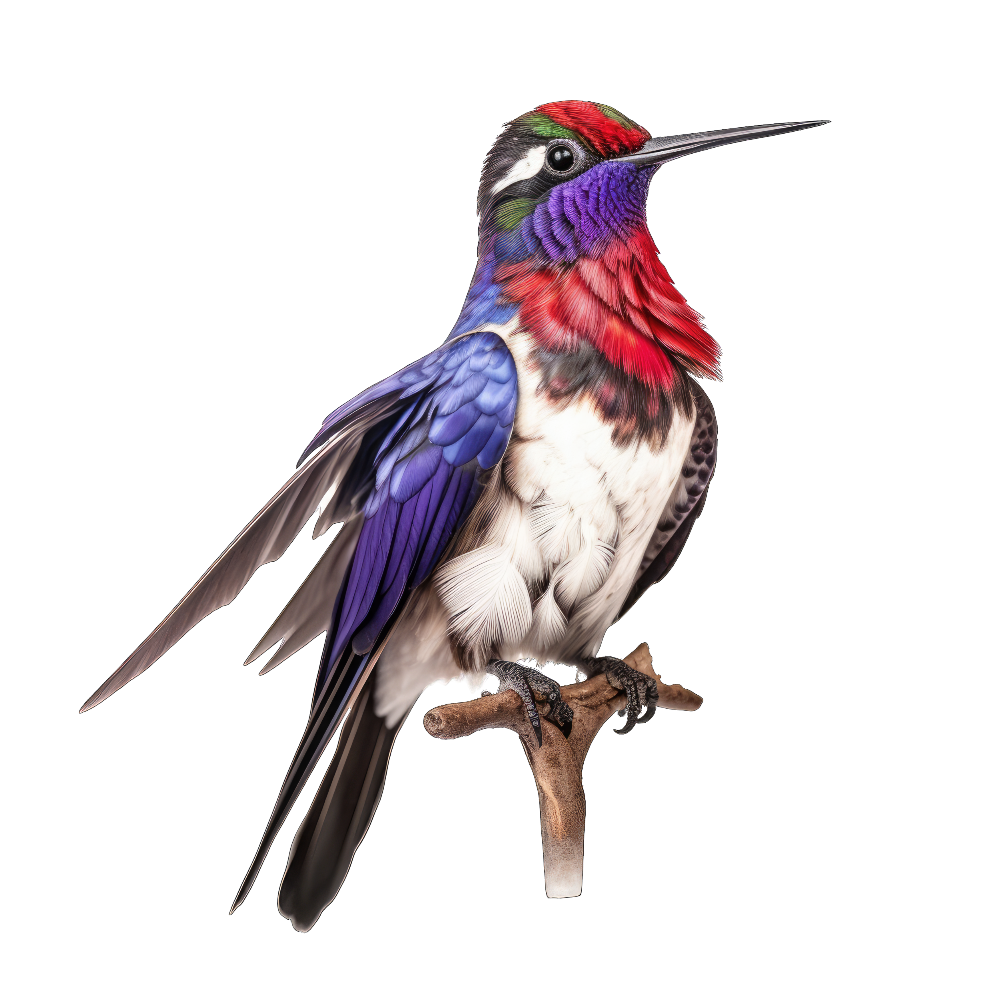 Lucifer hummingbird bird 1- paitakuva