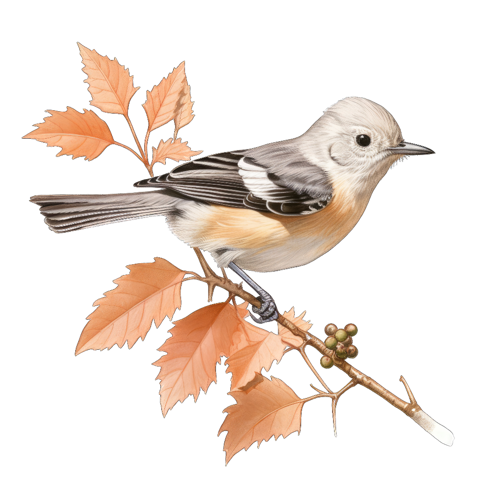 Lucys warbler bird 1- paitakuva