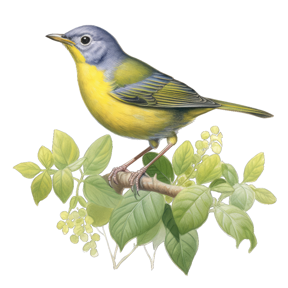 Nashville warbler bird 1- paitakuva