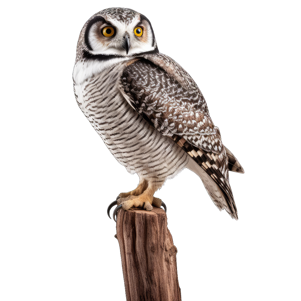 Northern hawk owl bird 1- paitakuva