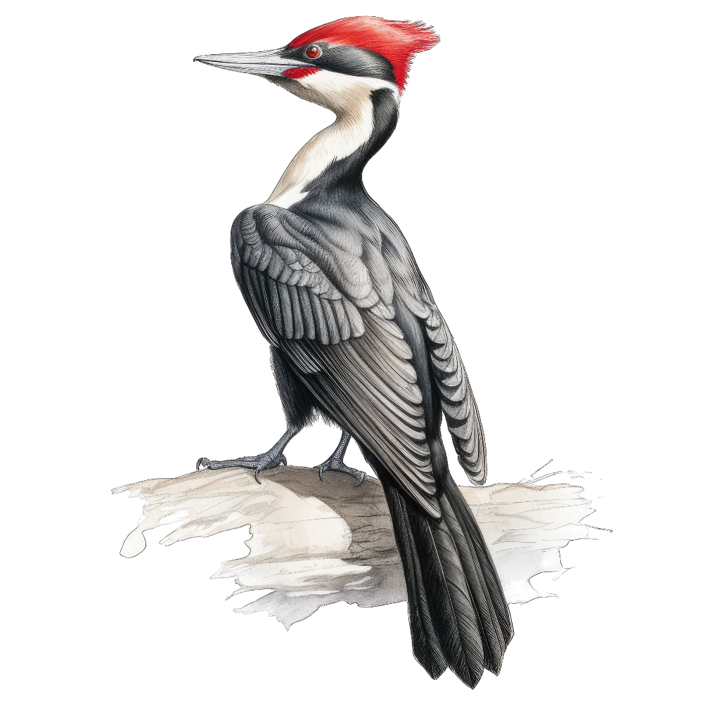 Pileated woodpecker bird- paitakuva