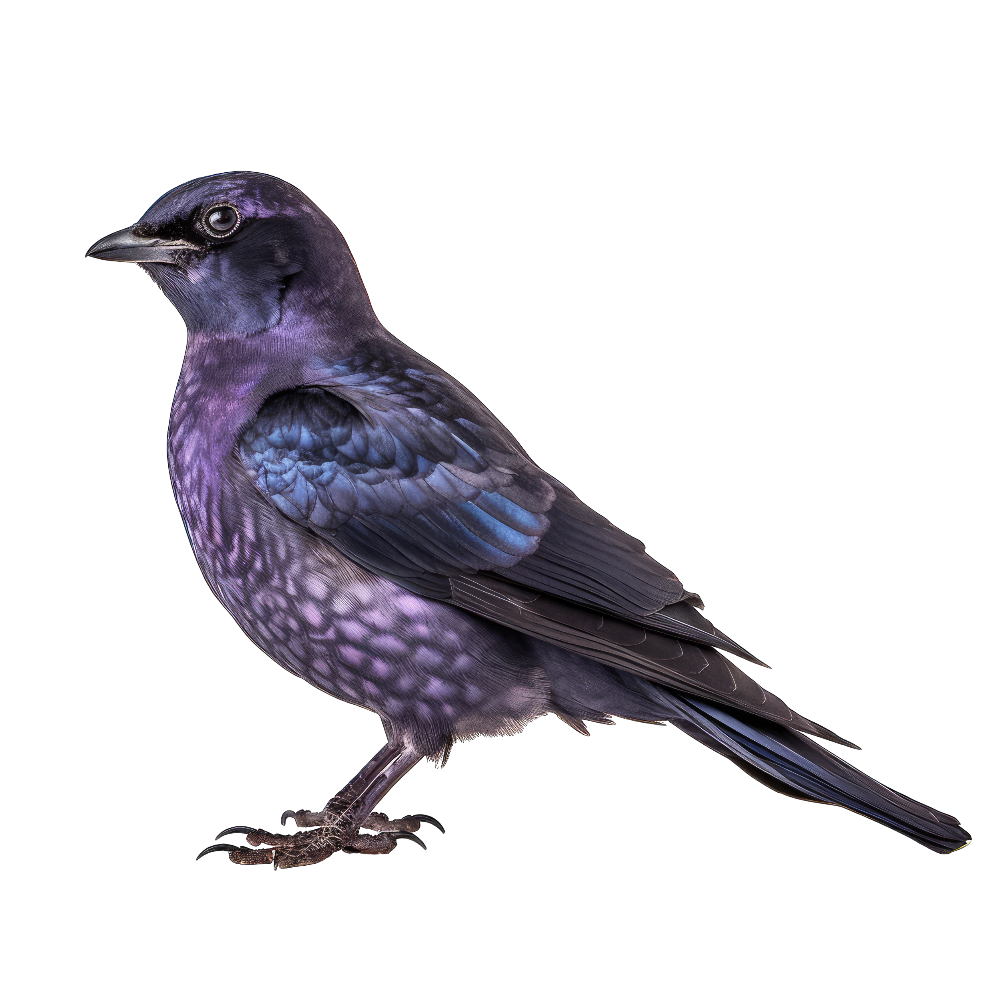 Purple martin bird 1- paitakuva