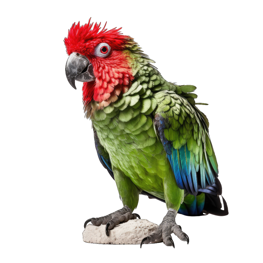 Red-crowned parrot bird 1- paitakuva