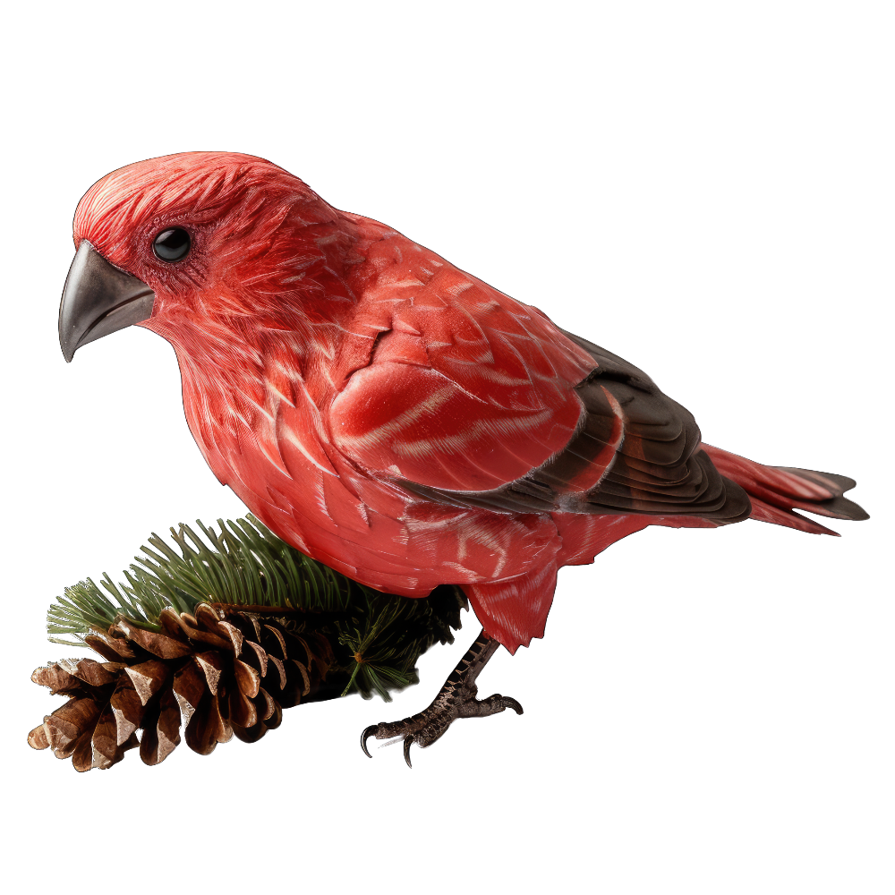 Red crossbill bird 1- paitakuva