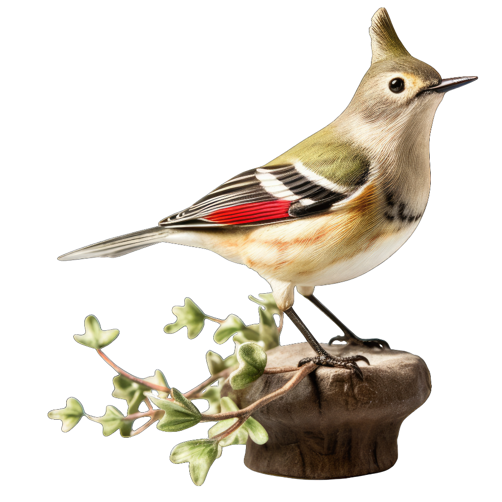 Ruby-crowned kinglet bird- paitakuva