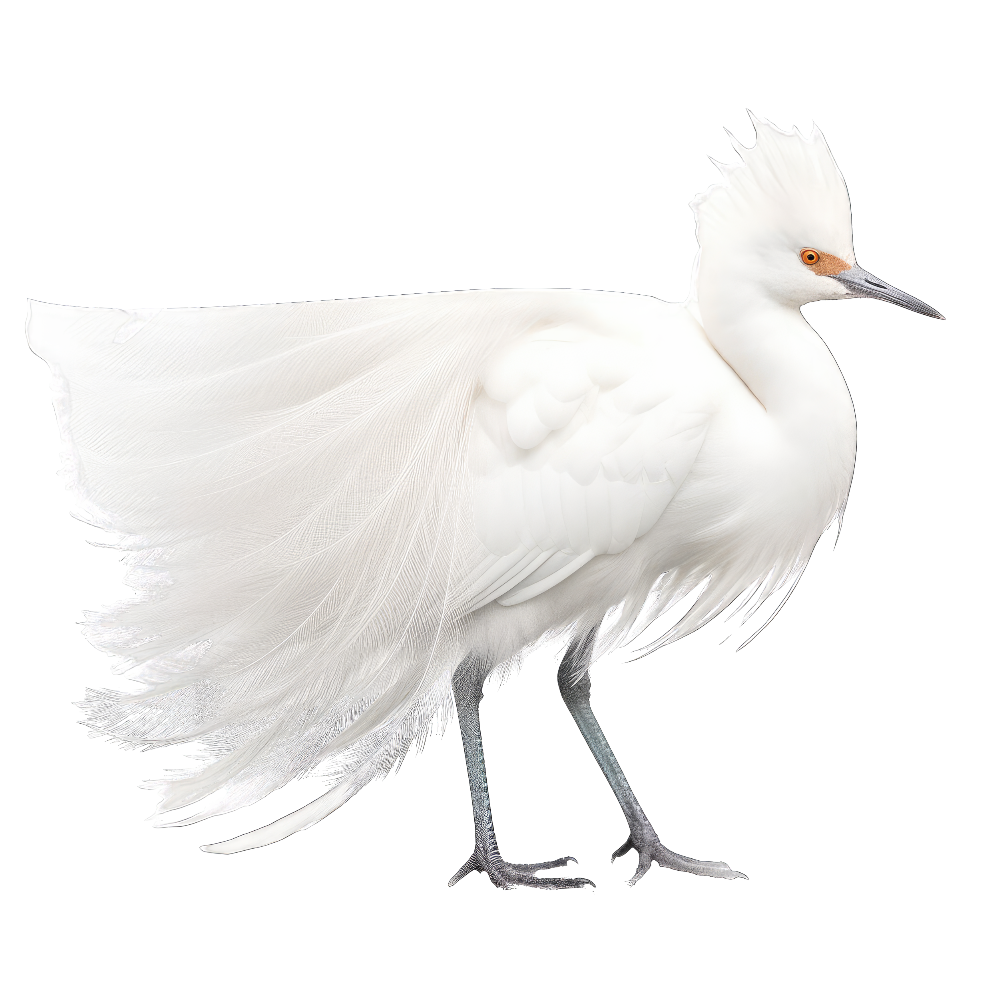 Snowy egret bird 1- paitakuva