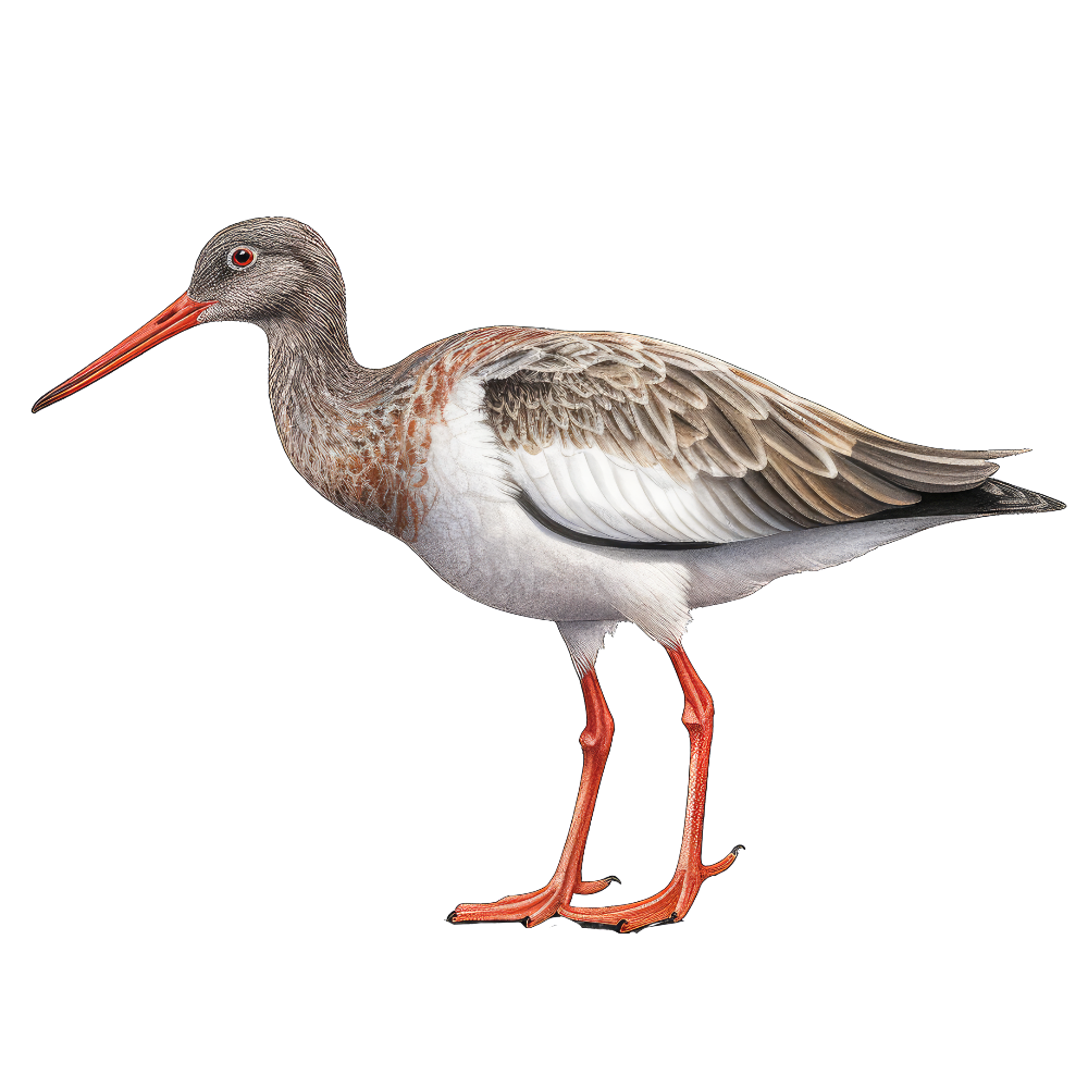 Spotted redshank bird 1- paitakuva