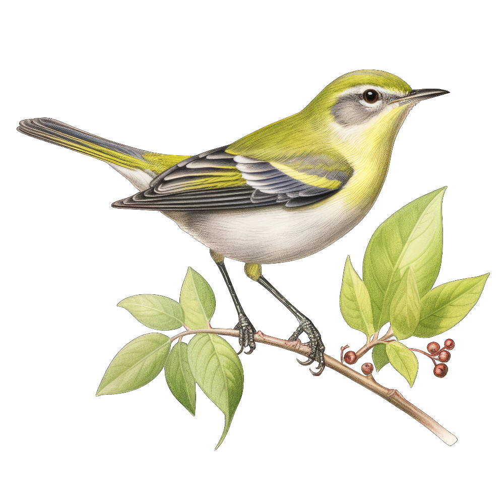 Tennessee warbler bird 1- paitakuva