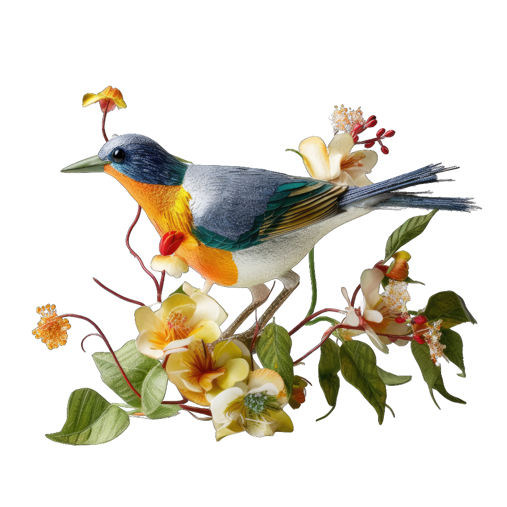 Tropical parula bird 1- paitakuva