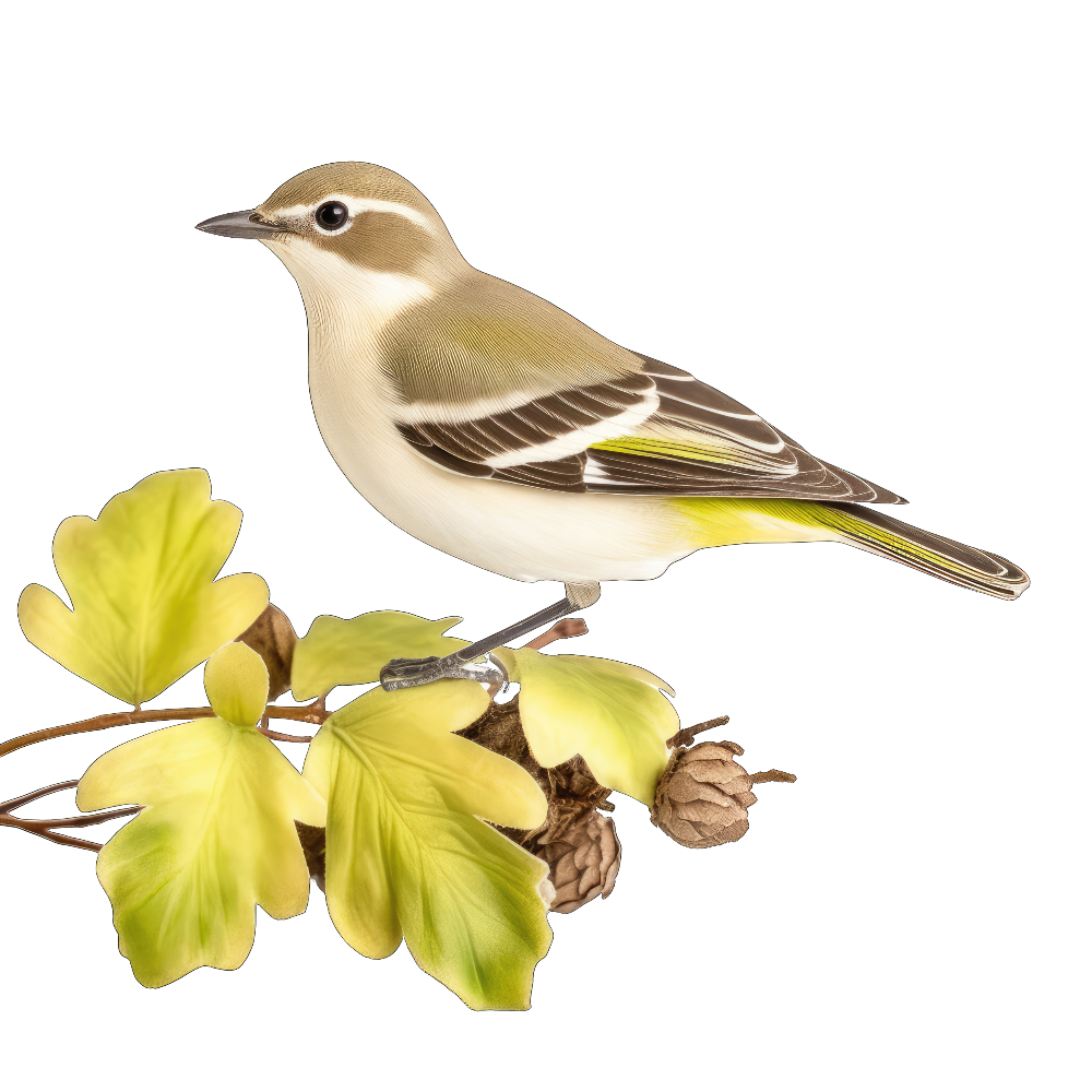 Warbling vireo bird 1- paitakuva